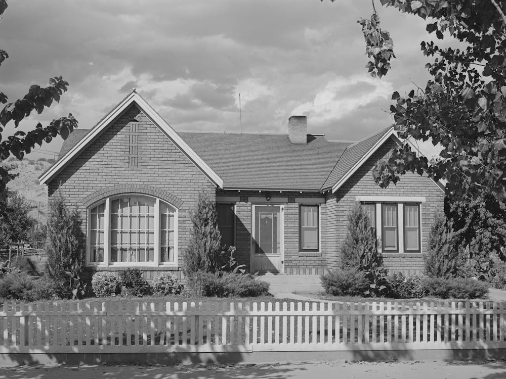 Home Of Mormon Farmer At Santa Clara, Utah, See General Caption By Russell Lee