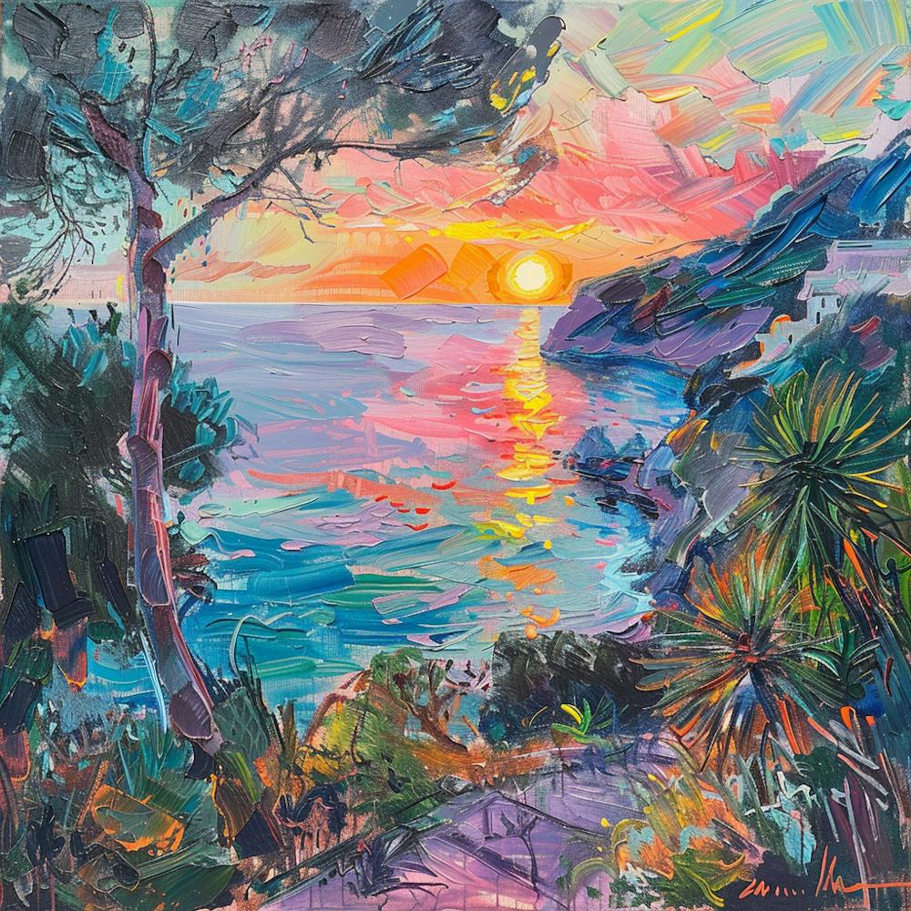Amalfi Coast Sunset 1
