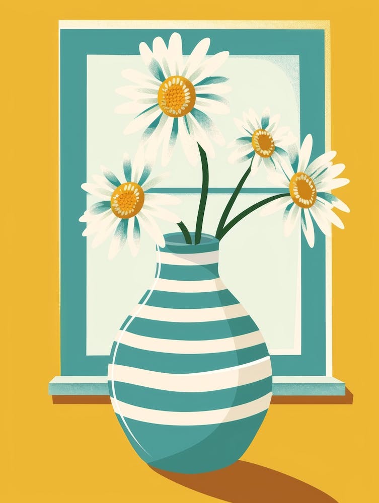 Daisies In A Vase 16