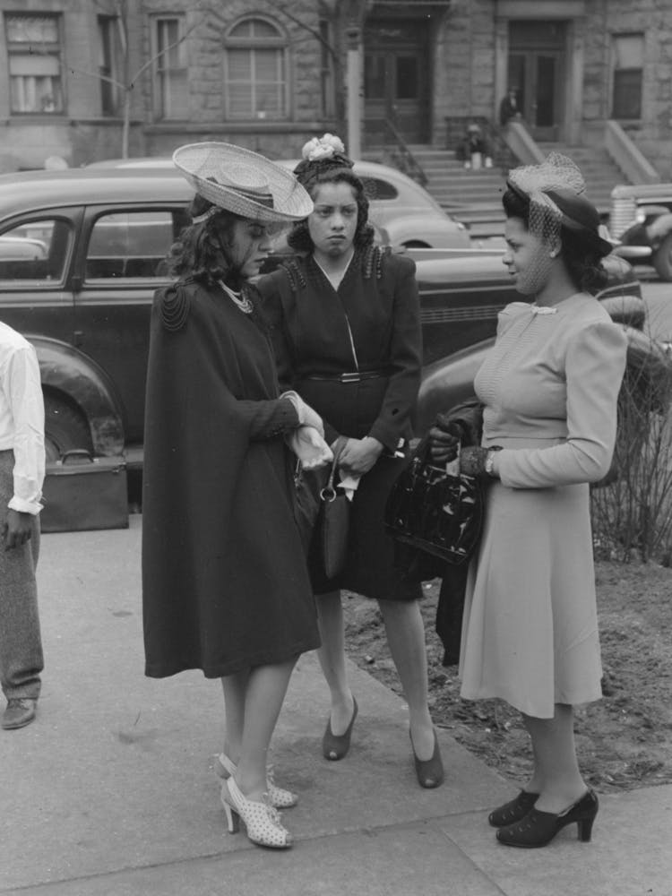 Part Of The Easter Parade On The South Side Of Chicago, Illinois By Russell Lee