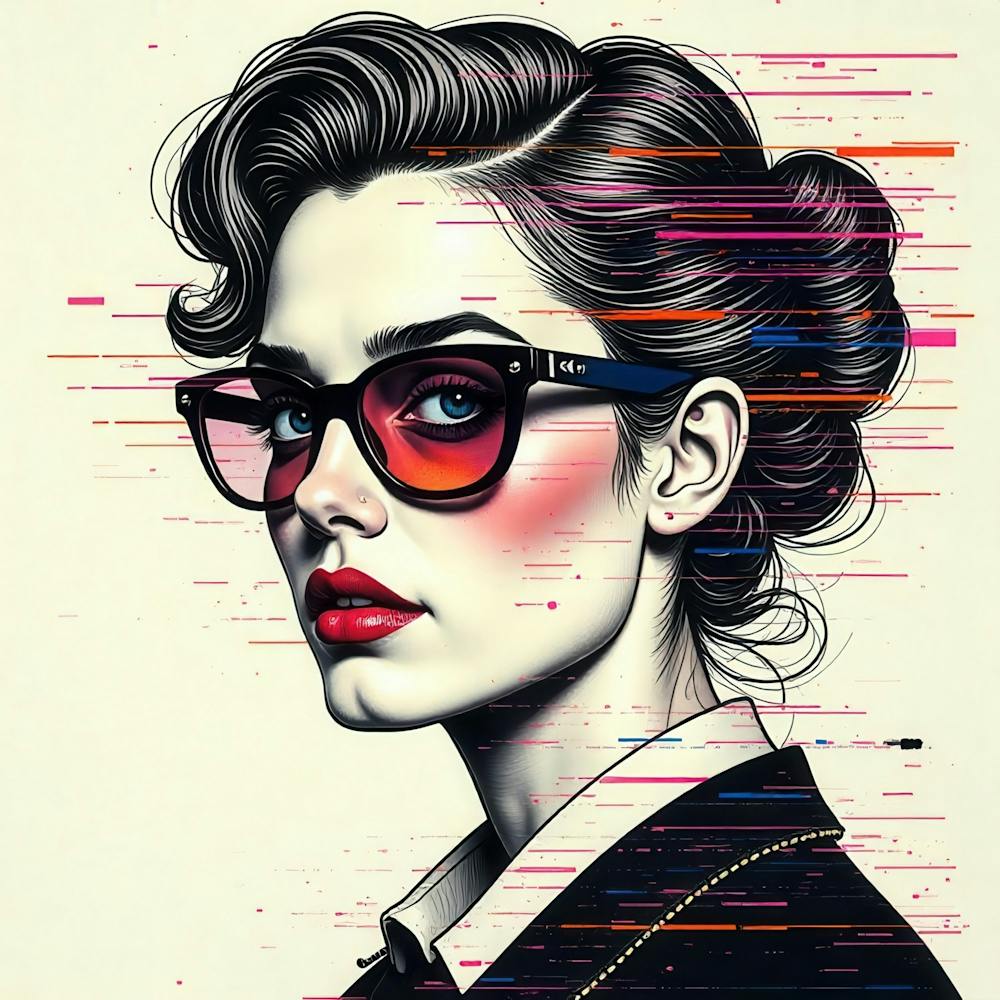Girl With Glasses 1