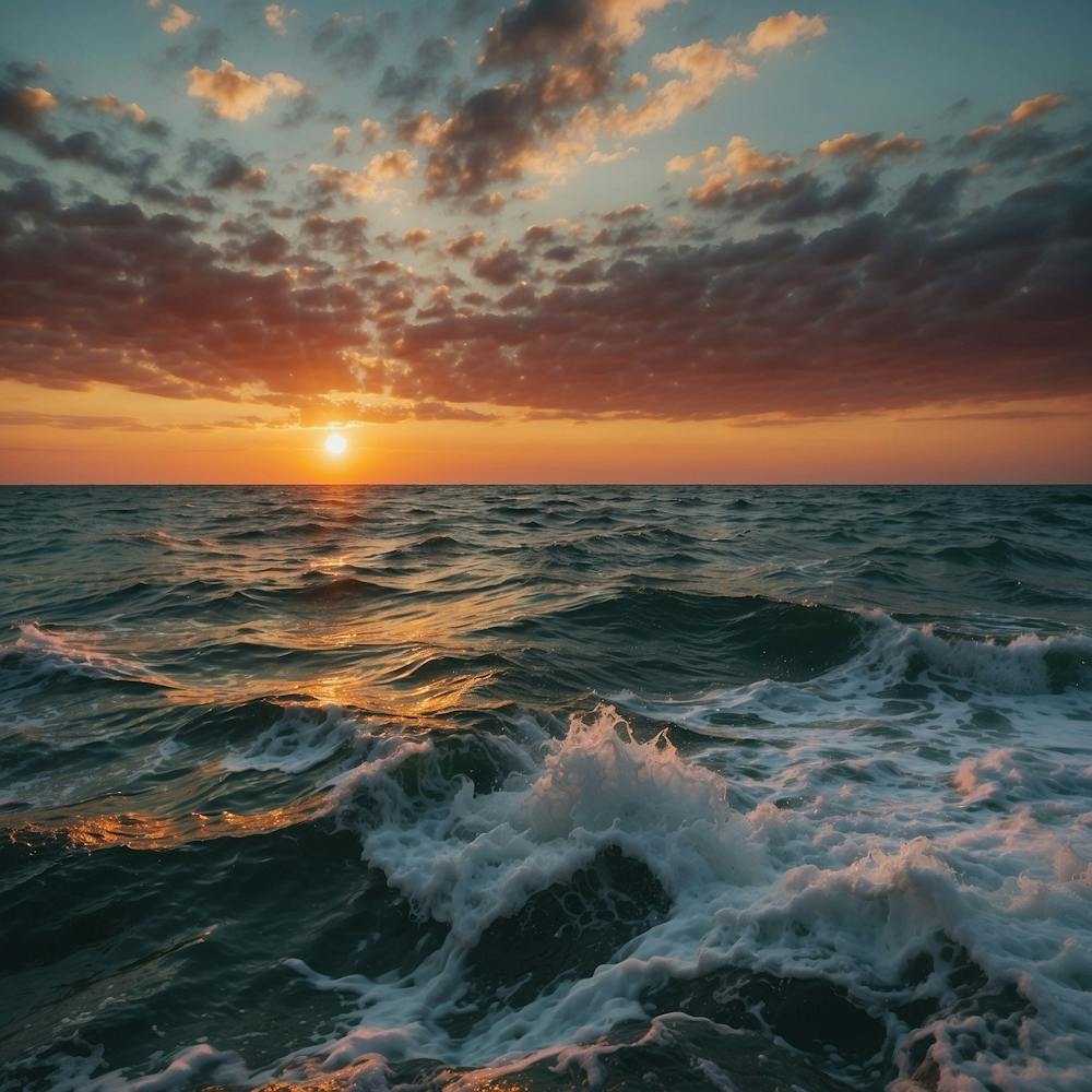 Default Pictures Of The Sea At Sunset 0