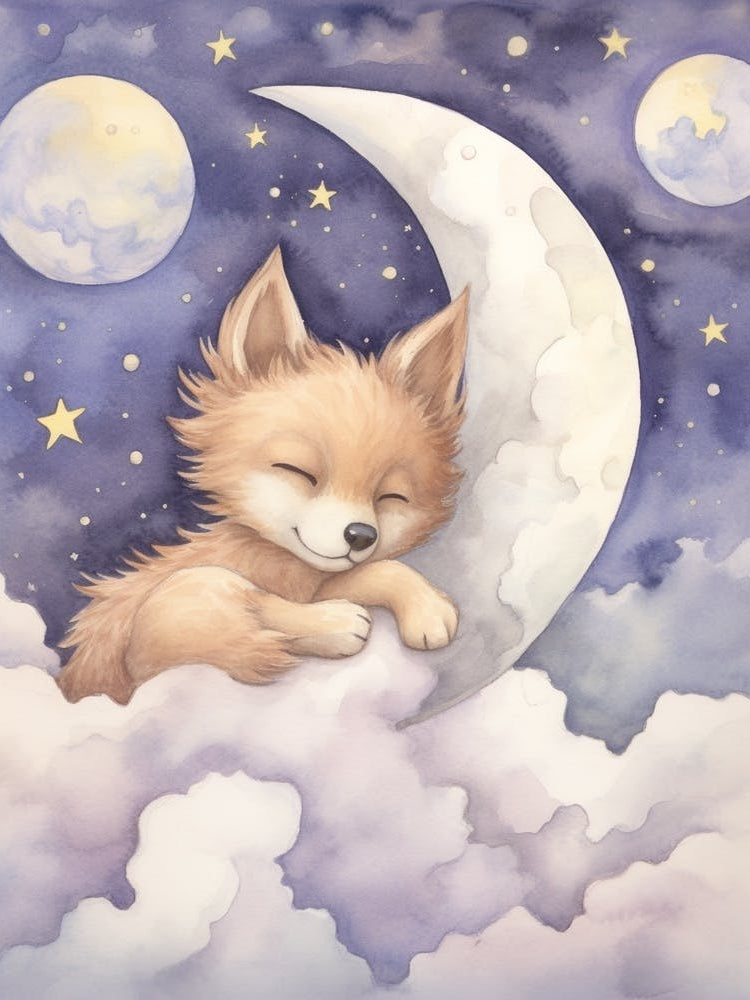 Sleeping Baby Wolf 3