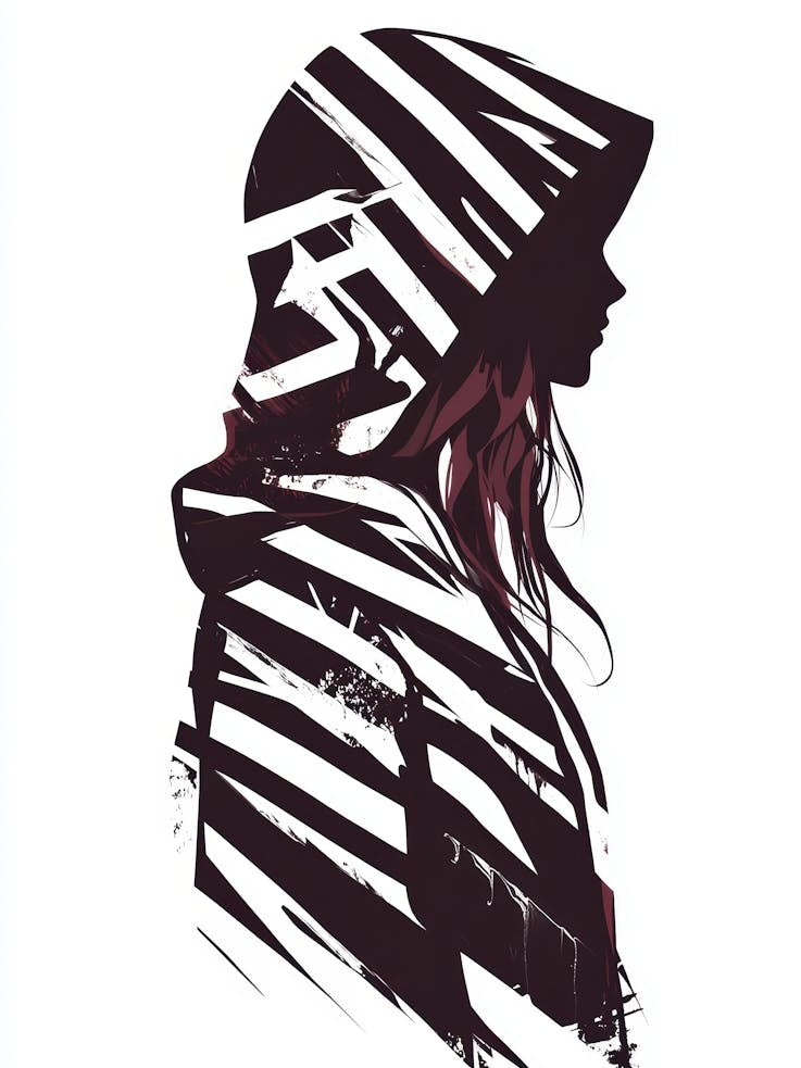 Silhouette Of A Girl 3