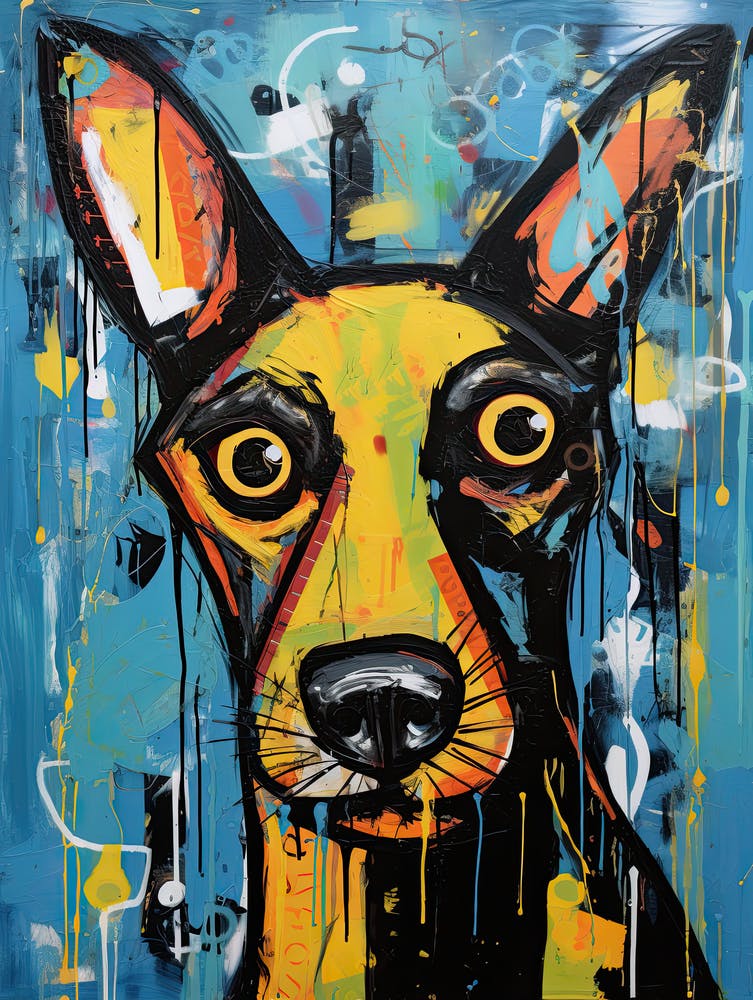 Street Dog Symphony: Neo-Expressionism