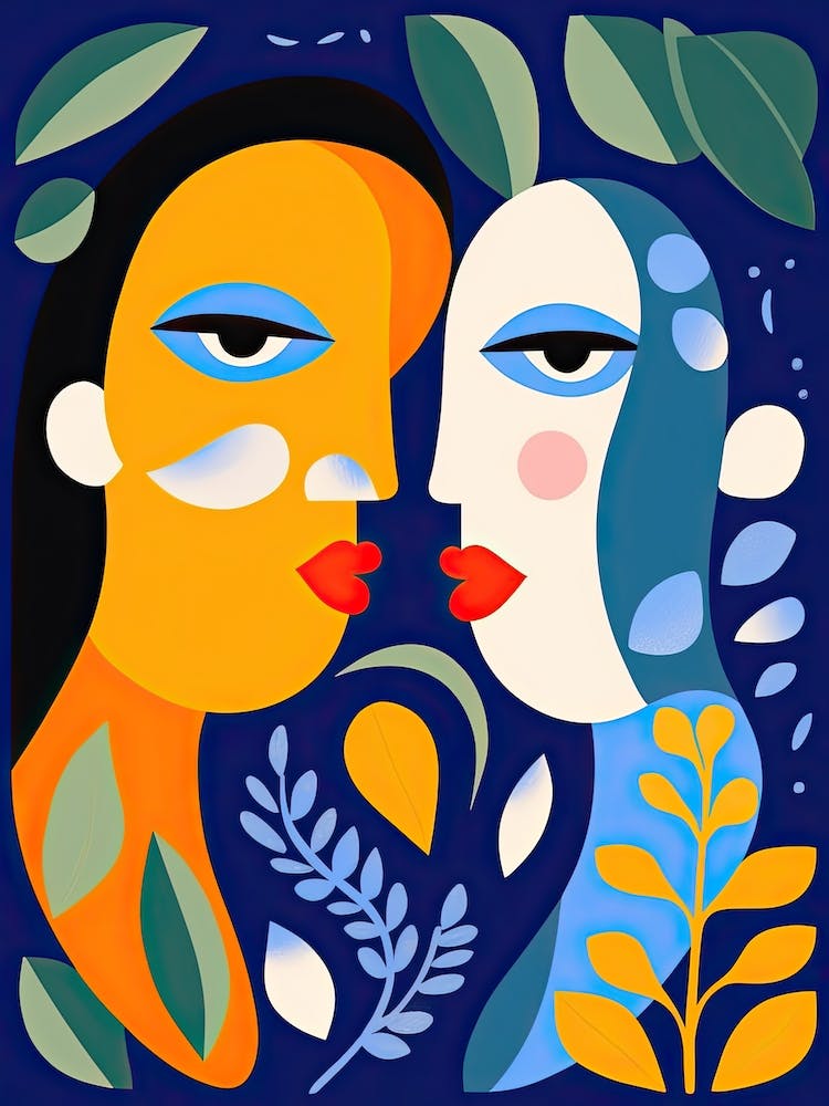 Gemini Illustration Zodiac Star Sign 3