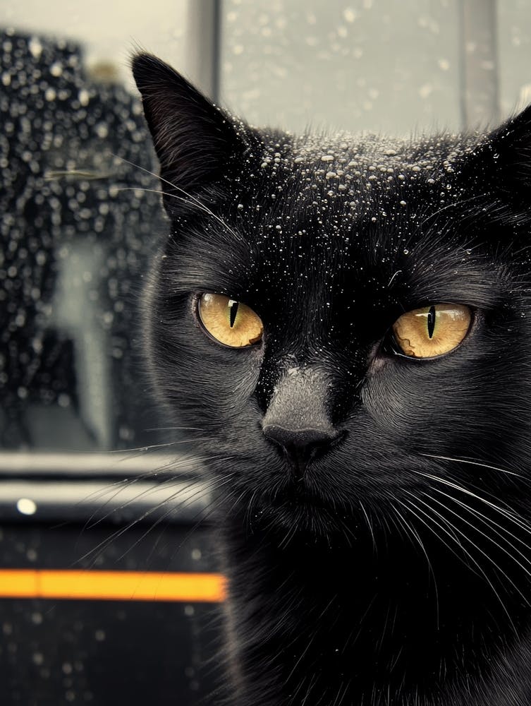 Black Cat In The Rain 2