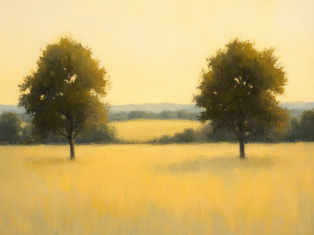 Two Trees In A Field 2