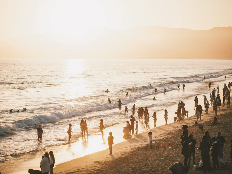 Beach Goer Sunset