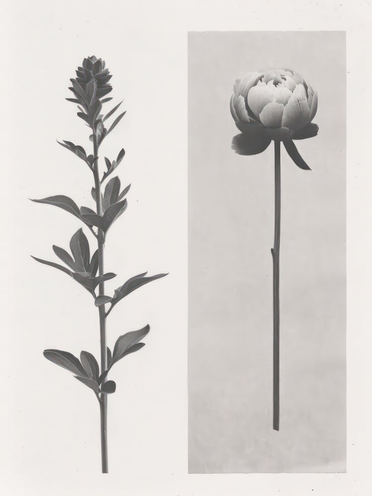 Peony Flower Photo Collage 3