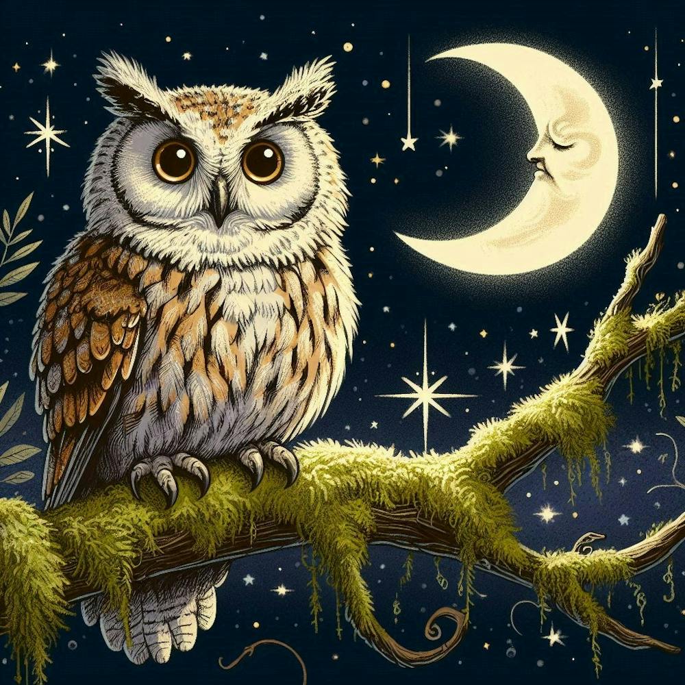 Owl At Night