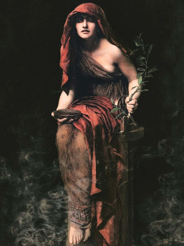 Priestess of Delphi - John Collier 1891