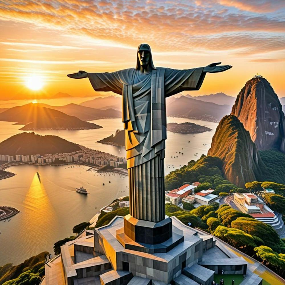 Christ The Redeemer Sunrise