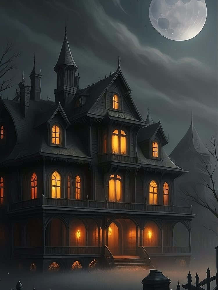 Haunted Mansion on Full moon