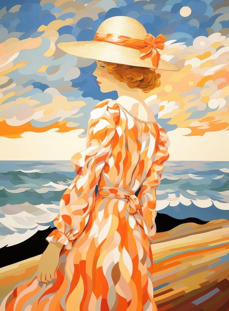 Lady On The Beach