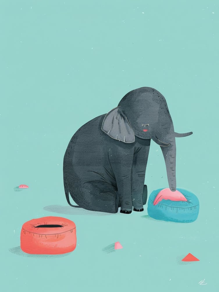Elephant In A Tire