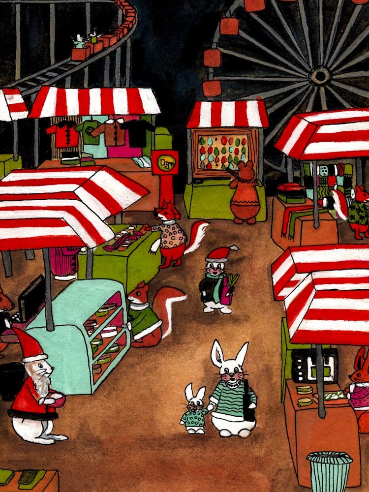 Folklore Country Animals Christmas Fair