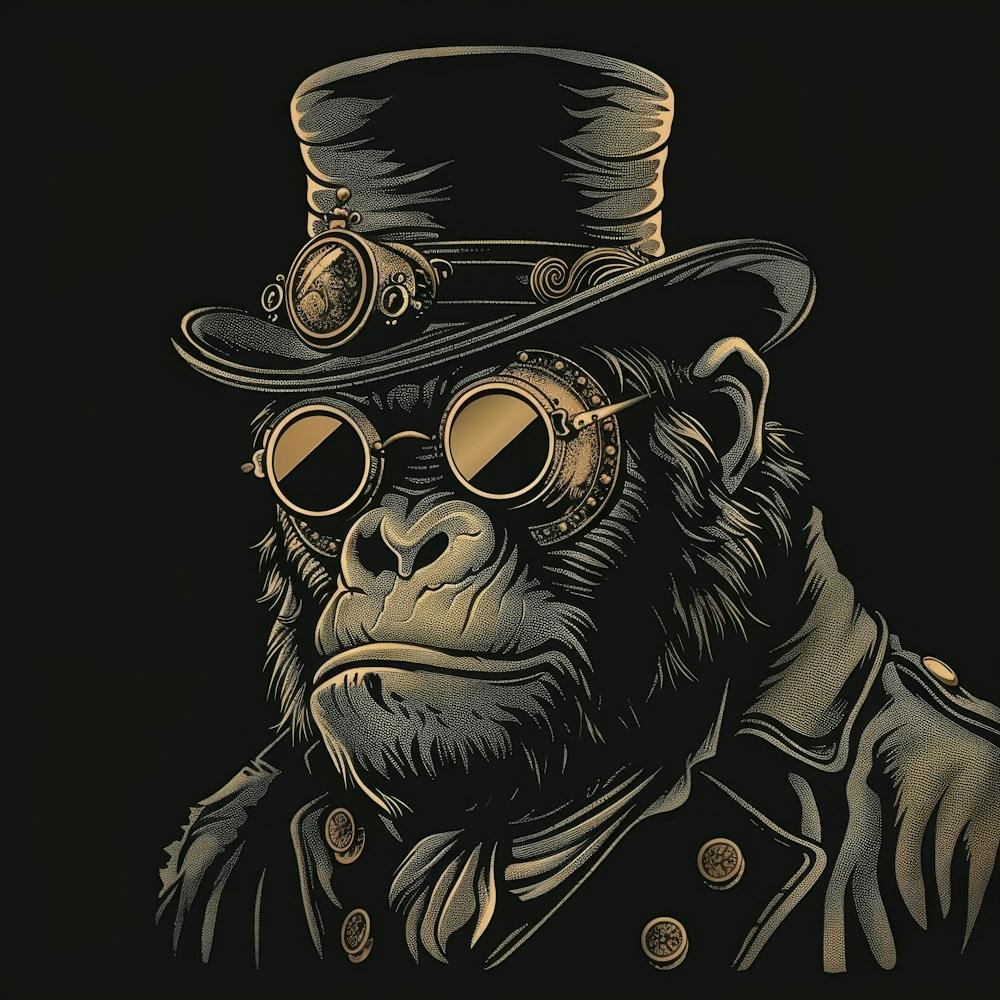 Steampunk Monkey 54