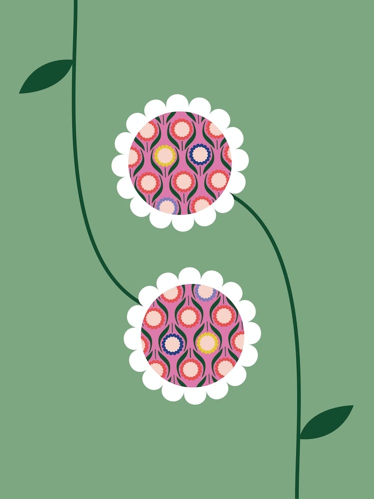 Gepresste Blumen