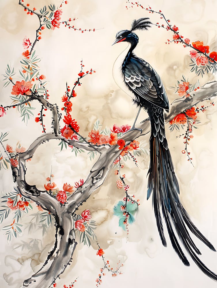 Bird Flowers Chinese Style 8