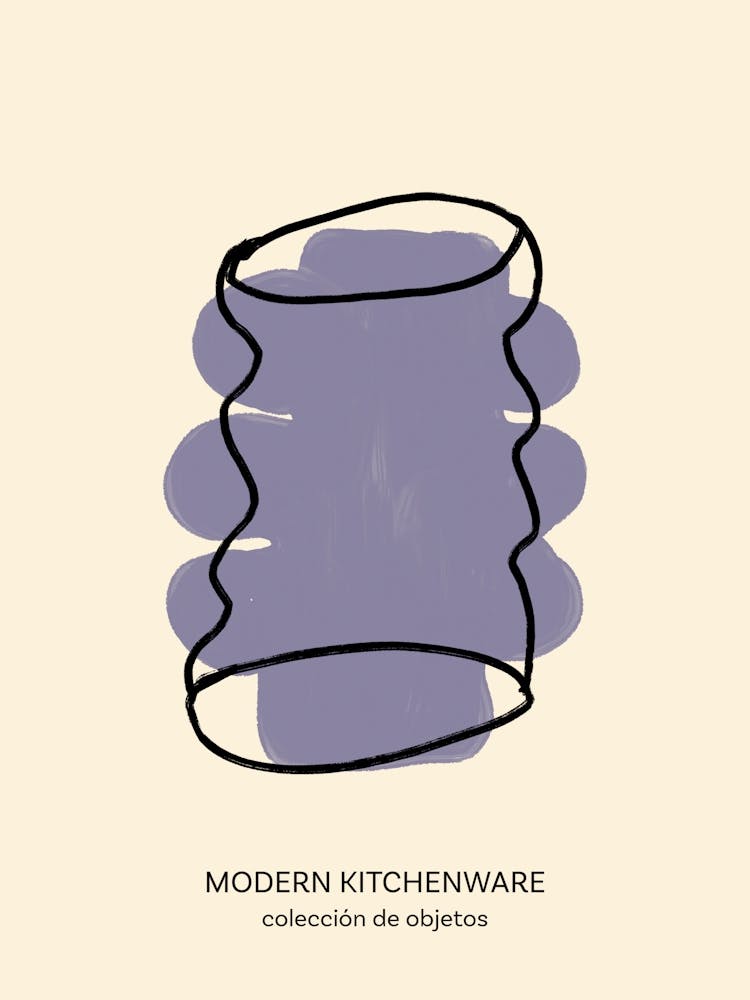 Kitchenware Wavy Vase