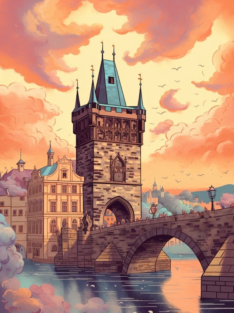 The Charles Bridge Tower Prague, Czech Republic