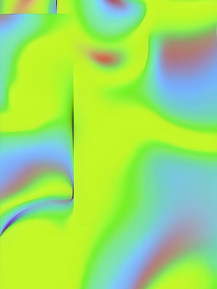 Grüne fluoreszierende Aura