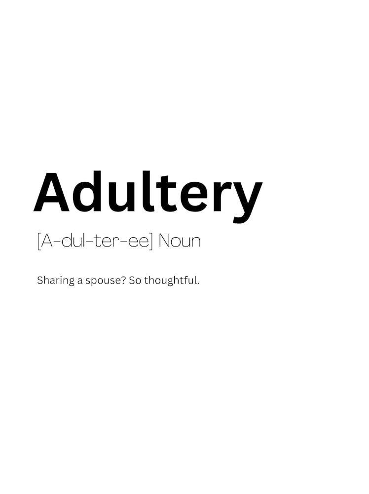 Adultery Definition Meaning