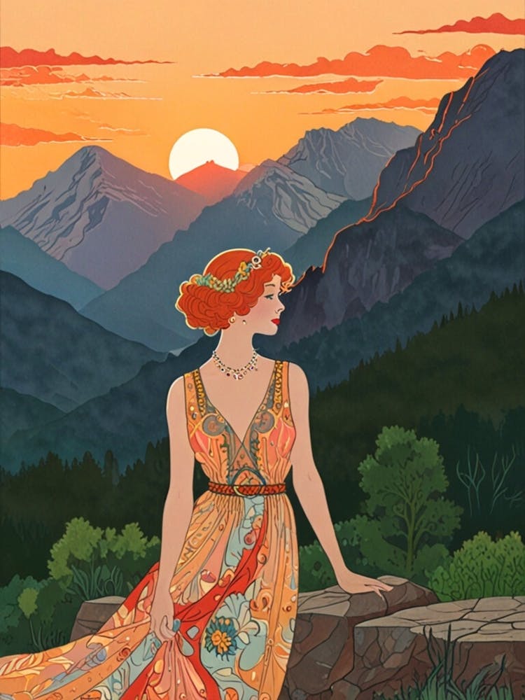 Woman In A Dress 12