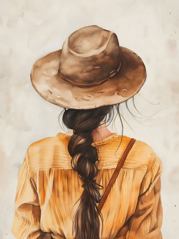 Woman In A Hat 18