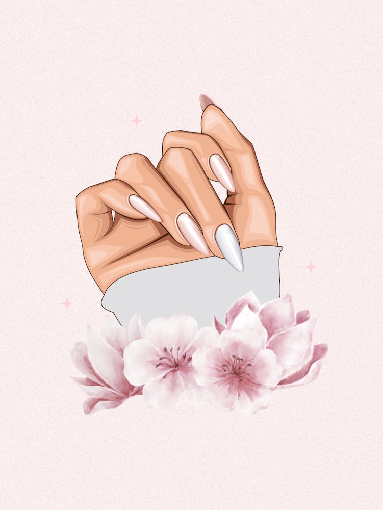 Woman'S Hand With Flowers