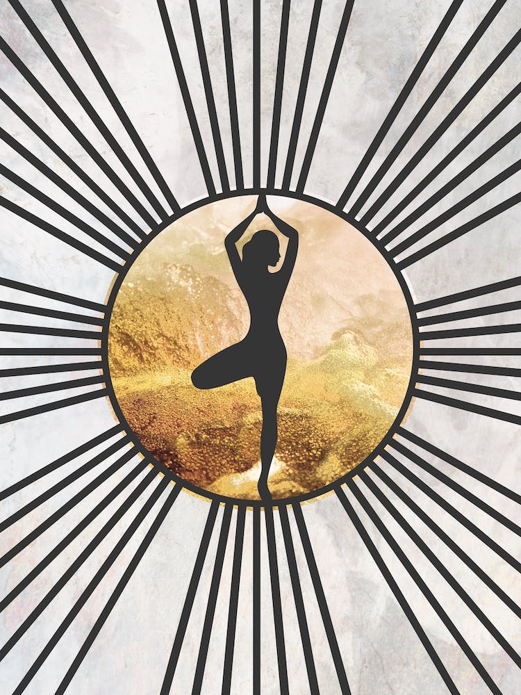 Yoga Pose Canvas Art