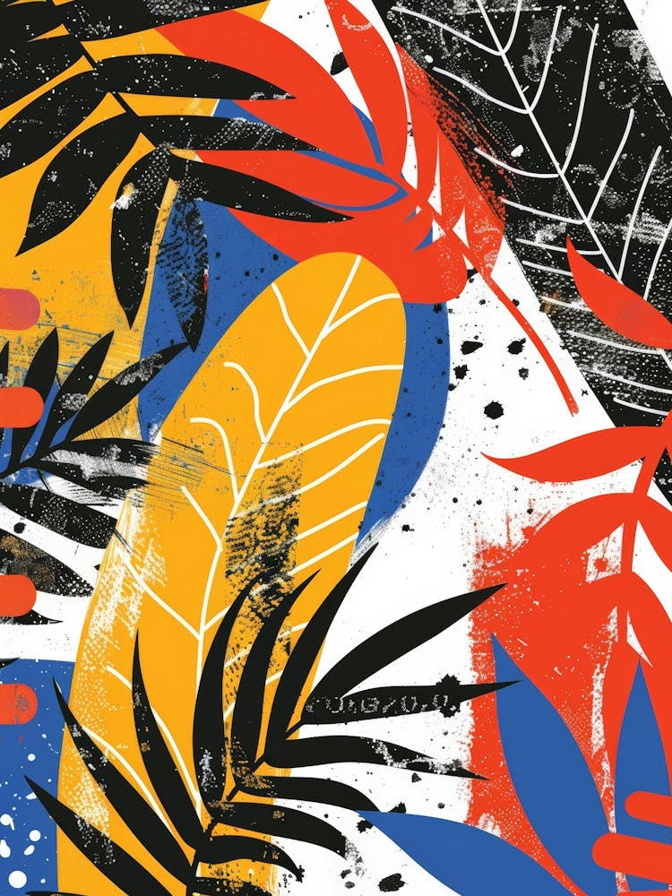 Abstract Tropical Leaves 2