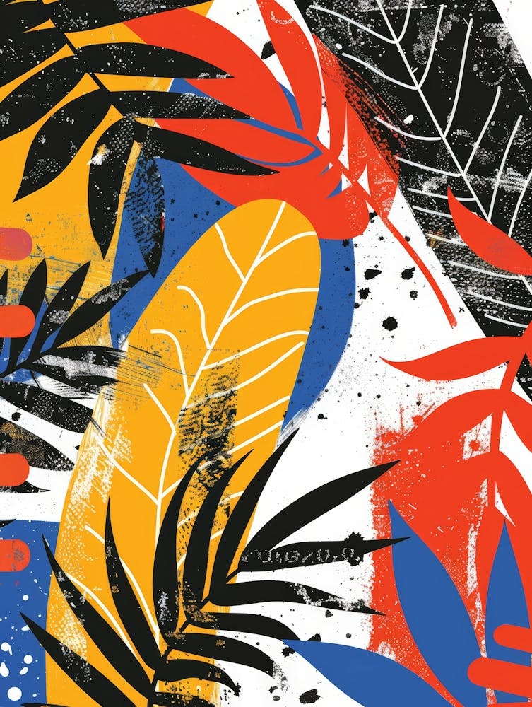 Abstract Tropical Leaves 2