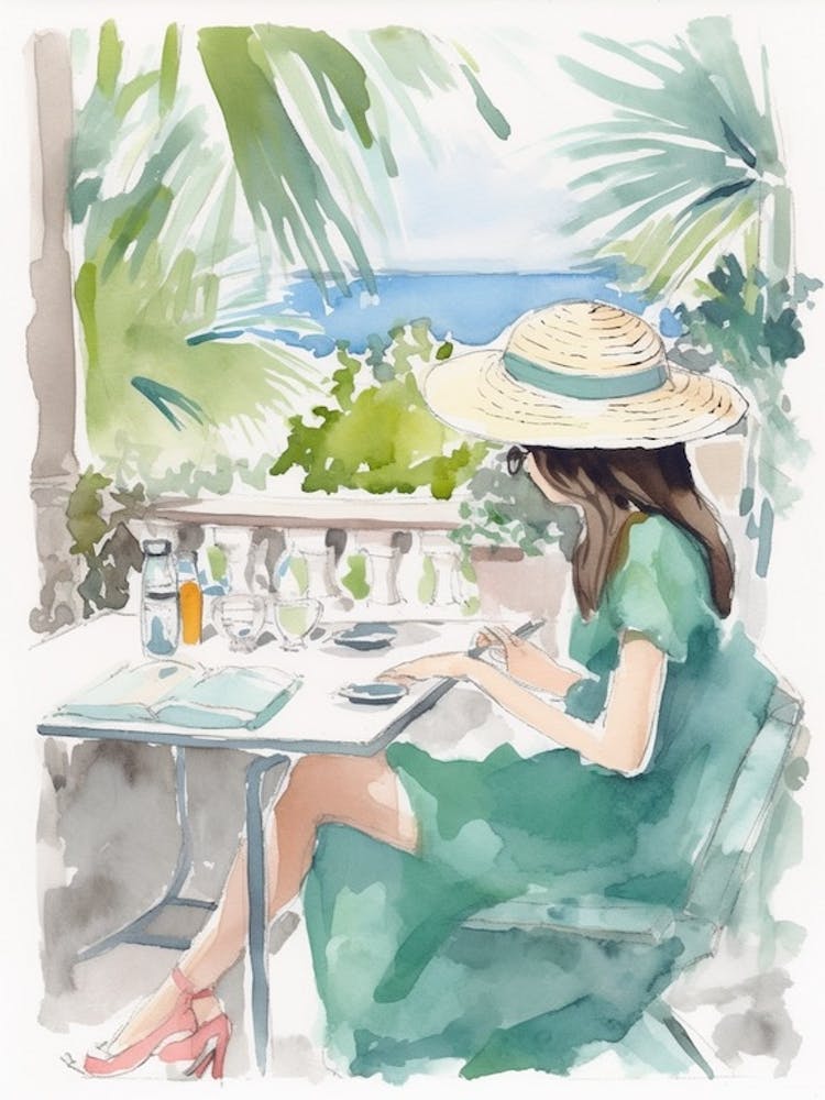 Reading In Capri