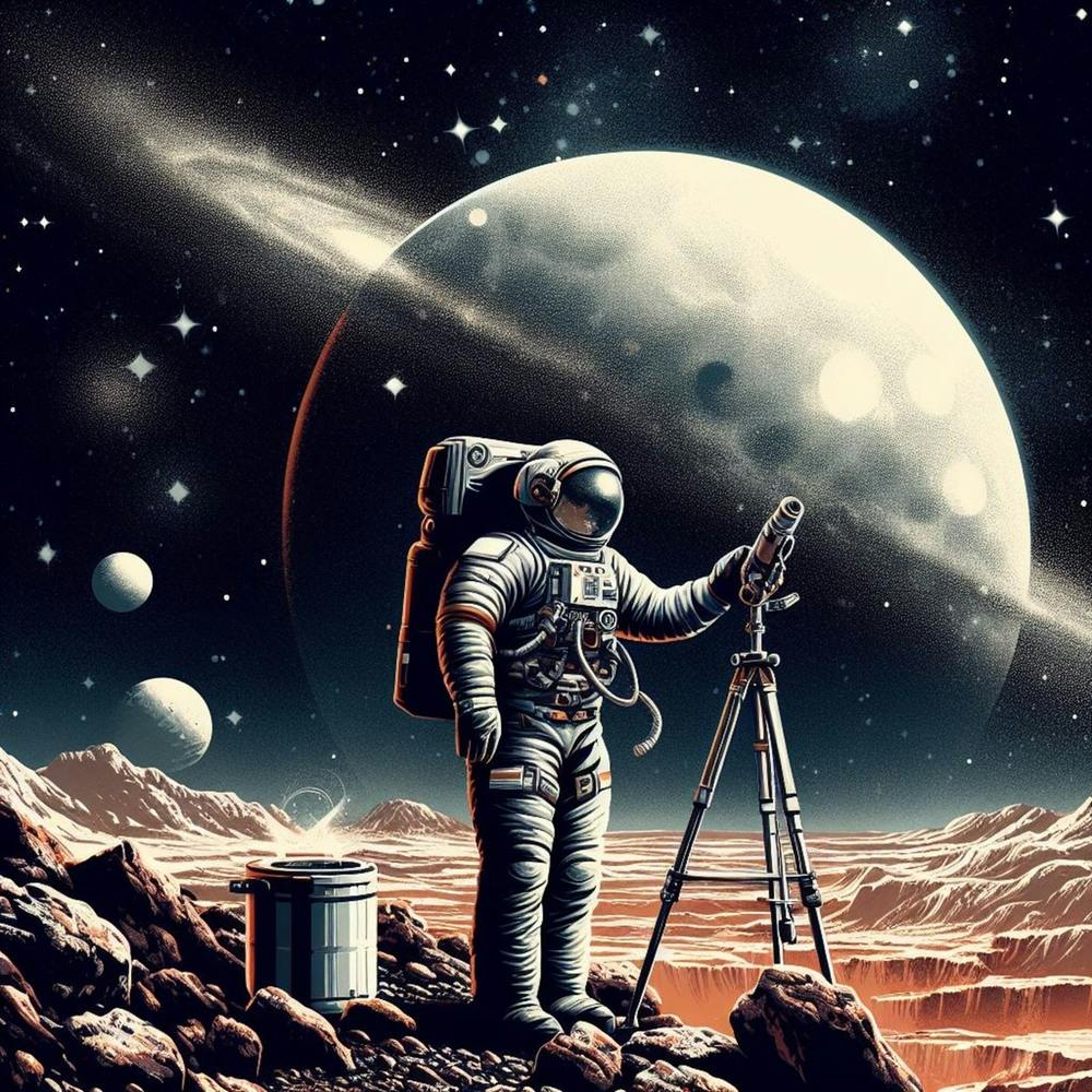 Astronaut In Space 1