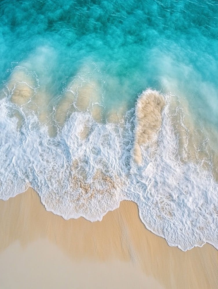 Aerial View Of A Tropical Beach 12