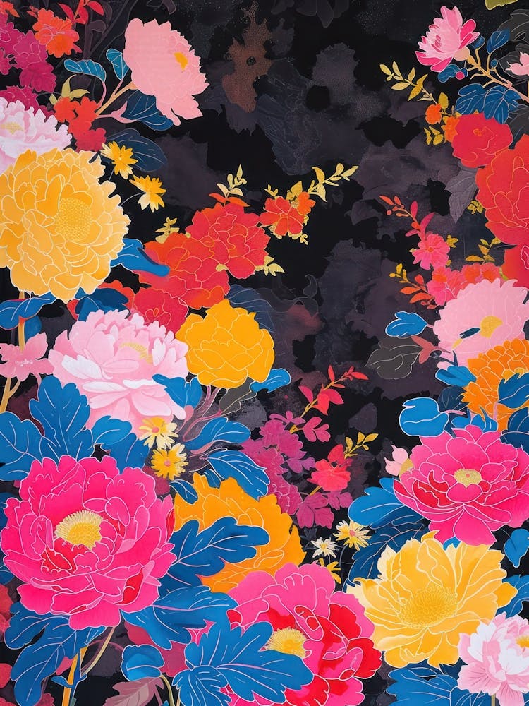 Great Japan Hokusai Japanese Floral 9