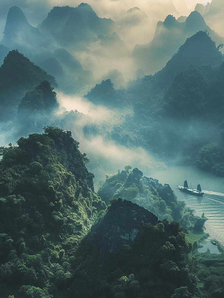 Sunrise In The Mountains