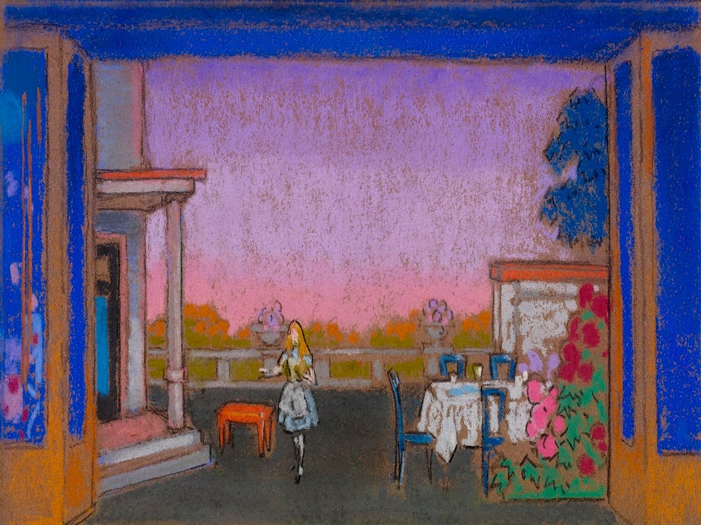 March Hare's Garden (1915), Alice in Wonderland