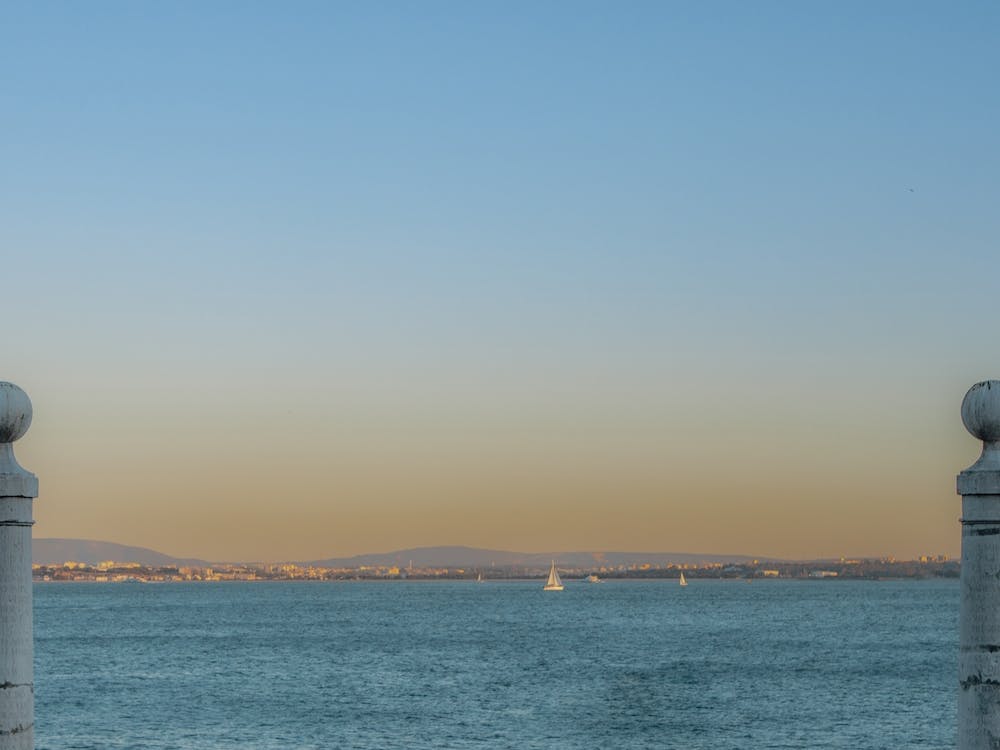Summertime On The Waterfront Taag, Lisbon, Portugal  Pastel Color Travel Photography