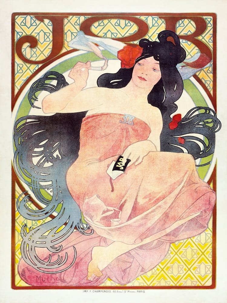 Job (1897 1898), Alphonse Mucha,