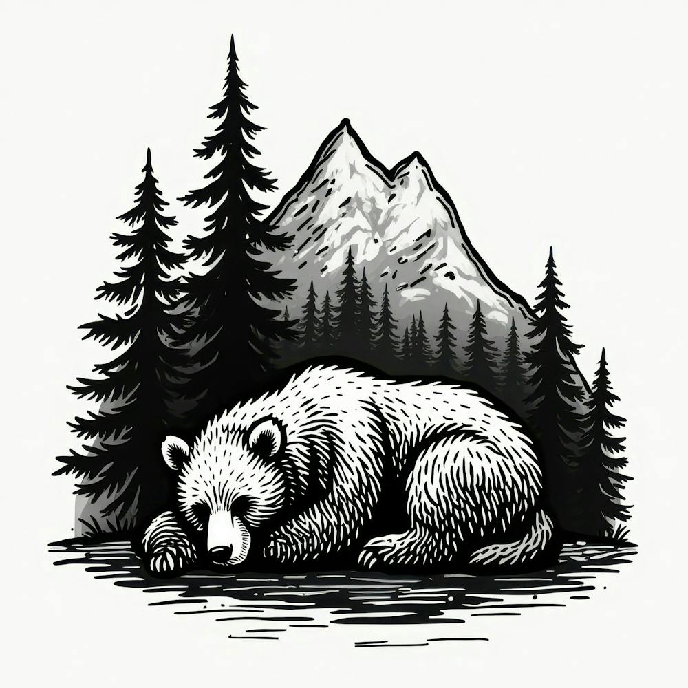 Bear In The Forest