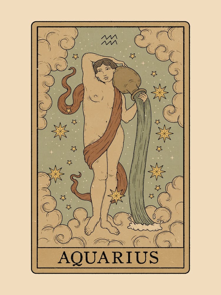 Aquarius Tarot Zodiac