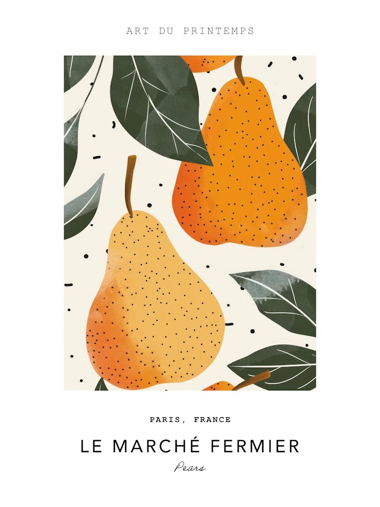 Pears Le Marche Fermier Poster 4
