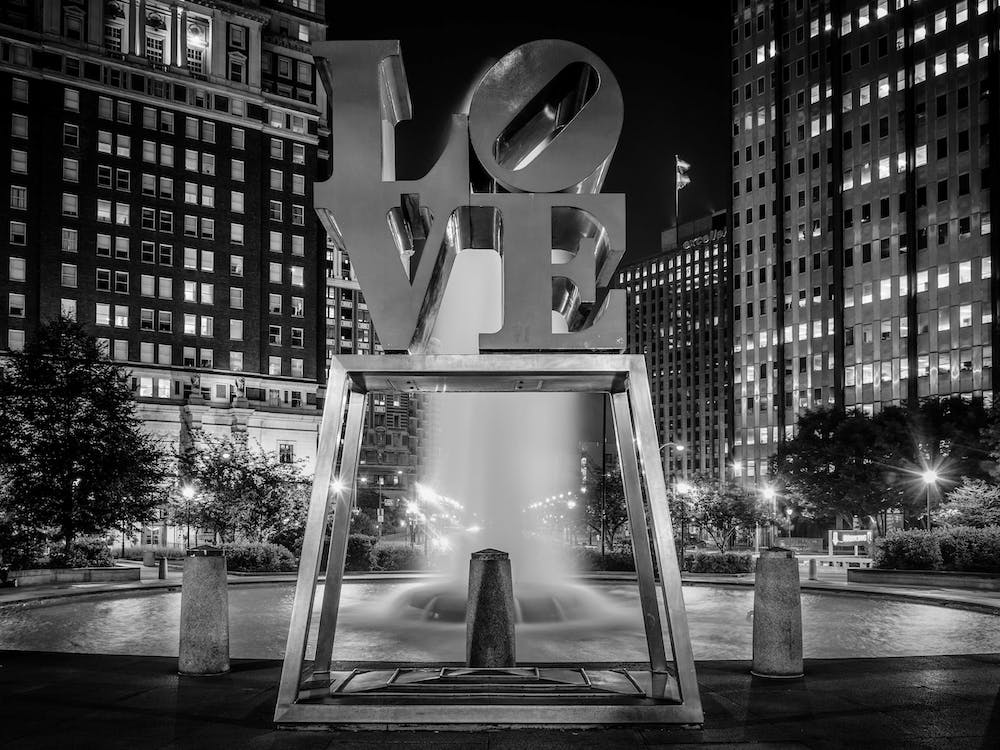Rip Love Park B&W