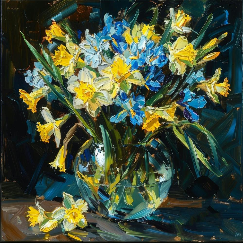 Daffodils In A Vase 2