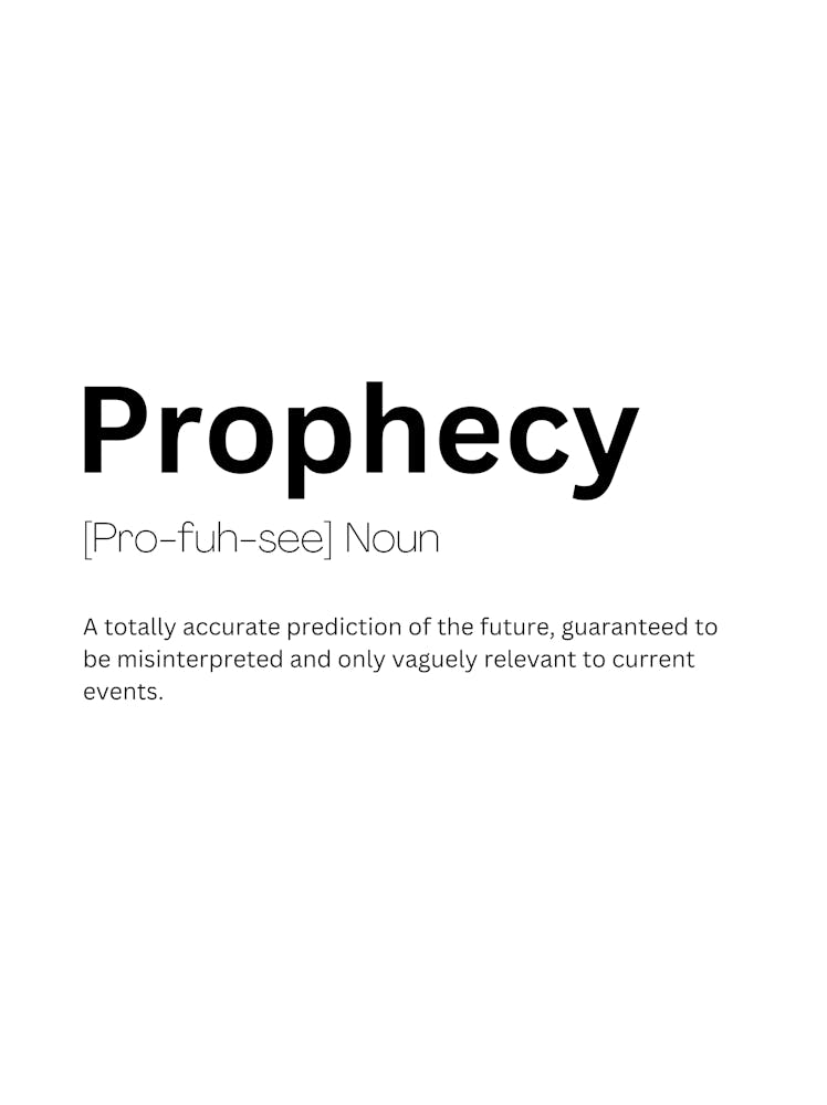 Prophecy Definition Meaning