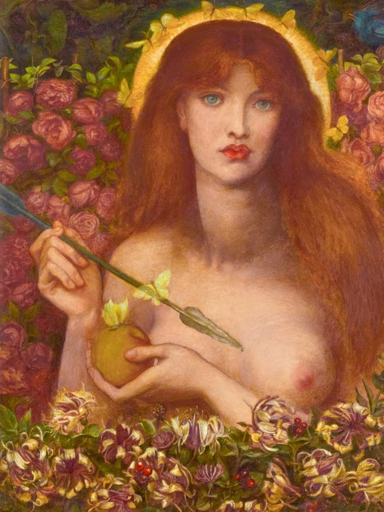 Venus Verticordia (1864–1868) by Dante Gabriel Rossetti HD Remastered Immaculate Version | Pagan Goddess Mythology Antique Famous Painting | Goddess of Love and Romance | Valentines