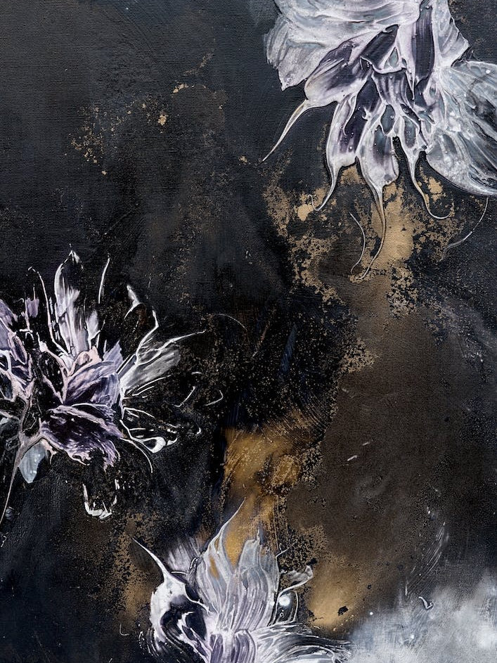 Dark Flower Painting 2